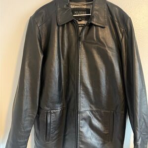 Wilsons Leather Men's Black Jacket